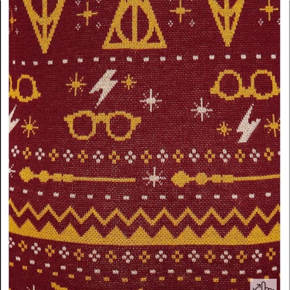 TORRID HARRY POTTER PULLOVER SWEATER - KNIT JACQUARD FAIR ISLE PRINT - Picture 5 of 8